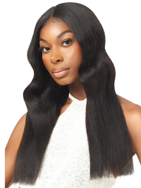 Outre 100 remi human hair lace wig sales velvet yaki 18