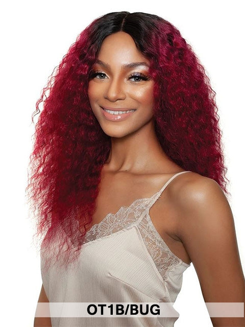 Mane Concept Trill Fresh Lay 100% Human Hair 5 Deep Part Lace Wig - SOFT CURL 20-22