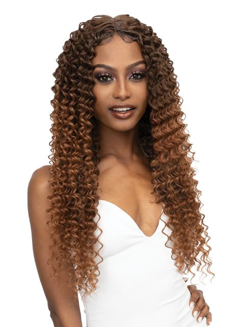 Janet Collection Remy Illusion DEEP WAVE 3pcs Bundle + 6x6 Closure  *FINAL SALE