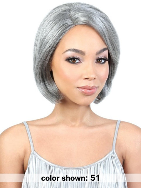 Motown Tress Human Hair Silver Gray Hair Collection Wig - SH.PAGE