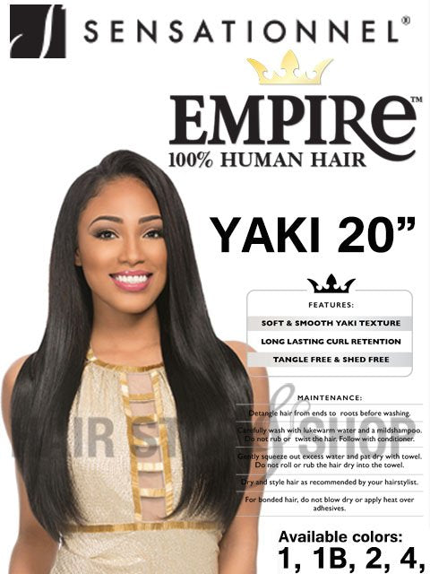 Sensationnel Empire Human Hair Weave - YAKI 20