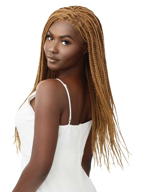 Outre Pre-Braided 13x4 Glueless HD Lace Frontal Wig - KNOTLESS SQUARE PART BRAIDS 26"