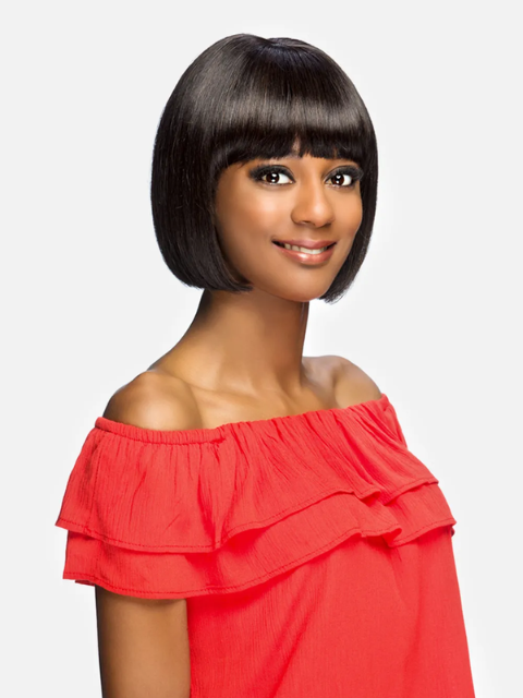 Vivica A Fox 100% Brazilian Human Hair Pure Comfort Cap Wig - ELENA