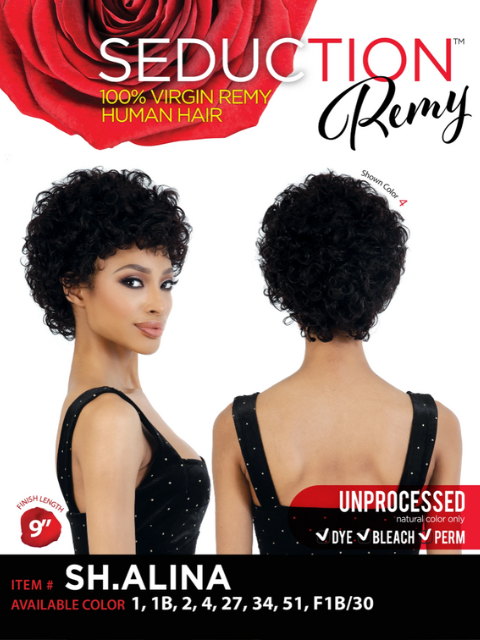 Seduction 100% Virgin Remy Human Hair Wig - SH.ALINA