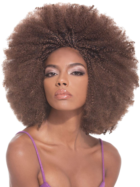 Janet Collection 100% Human Hair AFRO KINKY Bulk 18"