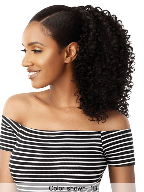 Outre Big Beautiful Hair Drawstring Ponytail - 3B BOUNCY CURLS 18