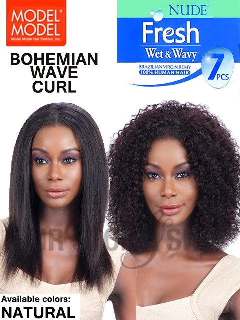 Model Model Nude Fresh Wet & Wavy Weave - BOHEMIAN CURL 7pc 18-22