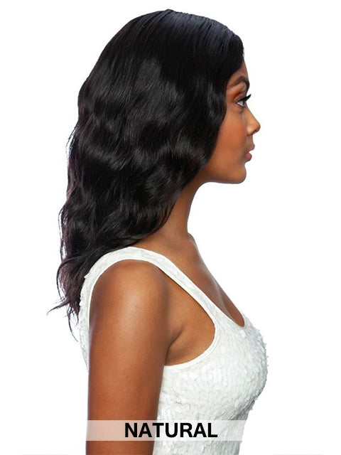 Mane Concept 100% Unprocessed Human Hair Trill Brazilian LOOSE BODY 5 Deep Part Lace Front Wig 16-18