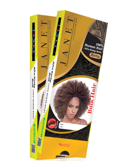 Janet Collection 100% Human Hair AFRO KINKY Bulk 18"