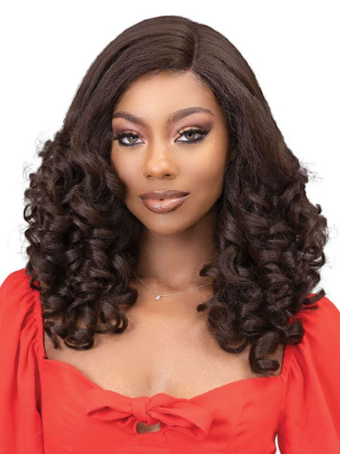 Janet Collection Synthetic Natural Me Blowout HD Lace Wig - JASMINA *FINAL SALE