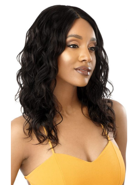 Outre 100% Human Hair Daily Lace Part Wig - CURLY