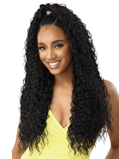 Outre Converti Cap Premium Synthetic Wet & Wavy Wig - KISSED BY MIST