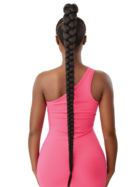 Outre Pretty Quick Wrap Pony - NATURAL BRAIDED PONYTAIL 42"