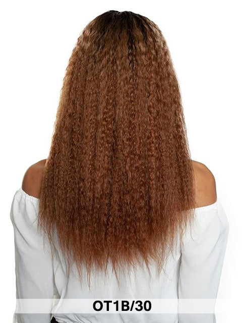 Mane Concept Trill Fresh Lay 100% Human Hair 5 Deep Part Lace Wig - SOFT CRIMP 20-22