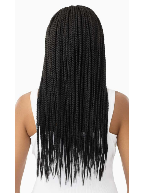 Outre Pre-Braided 13x4 Glueless HD Lace Frontal Wig - KNOTLESS TRIANGLE PART BRAIDS 26"
