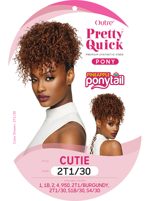 Outre Pretty Quick Pineapple Ponytail - CUTIE