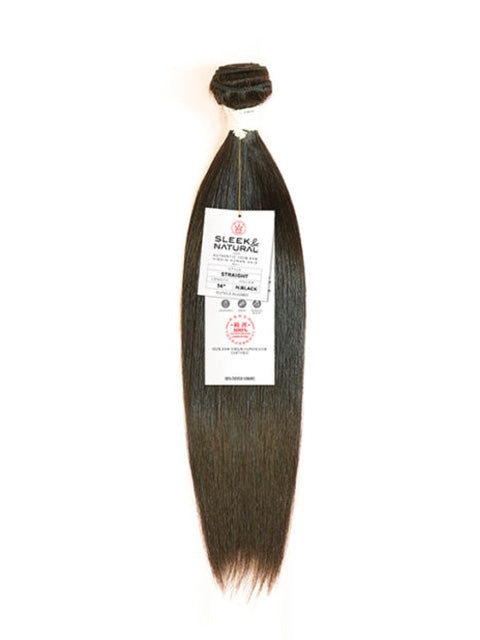 Janet Collection Unprocessed Hair Sleek & Natural STRAIGHT Weave Color #NATURAL