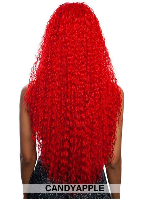 Mane Concept Human Hair Blend Brown Sugar Natural Hairline Lace Front Wig - RAINIER (BSN207)