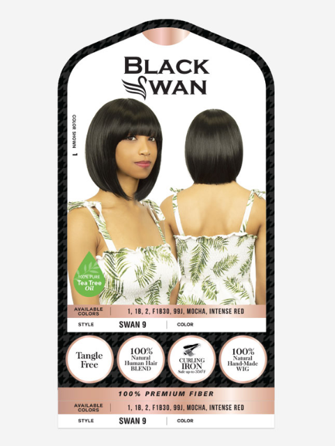 R&B Collection Black Swan Blended Human Hair Wig - SWAN 9
