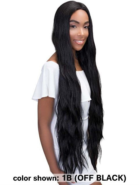 Janet Collection Swiss Lace Extended Part Deep Wig  - SUPER WAVE