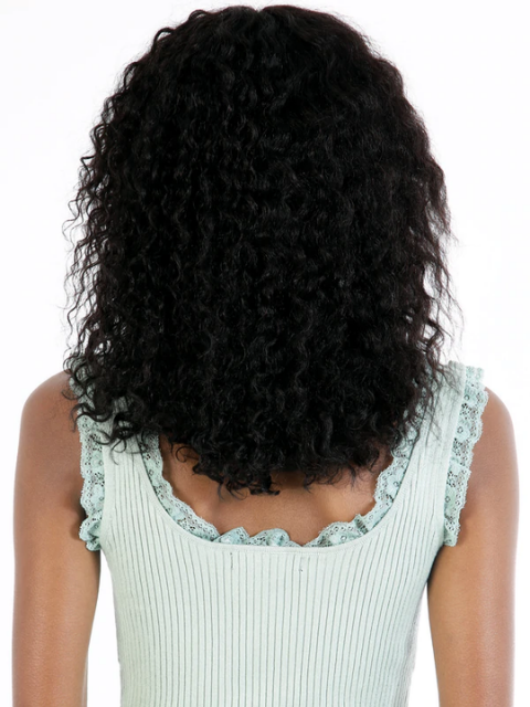 Motown Tress Persian Remy Human Hair Wet & Wavy Deep Part Lace Wig - HPDP.WET16