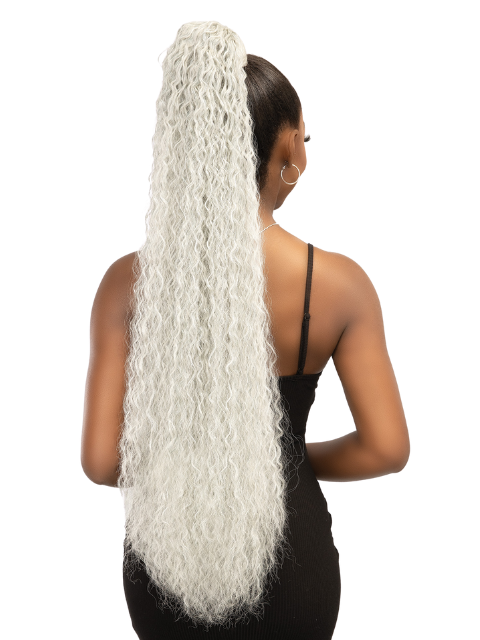 Janet Collection Remy Illusion Snatch Wrap Ponytail - S/FRENCH 34