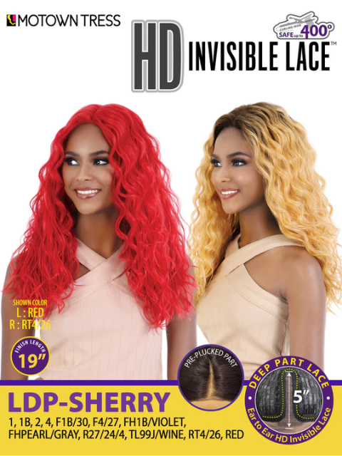 Motown Tress Premium Synthetic HD Invisible Deep Part Lace Wig - LDP-SHERRY *BFCM