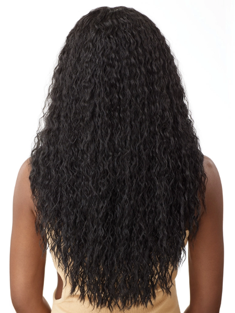 Outre 100% Human Hair Blend 5"x5" Glueless Lace Closure Wig - HHB-PERUVIAN WATER WAVE 24"