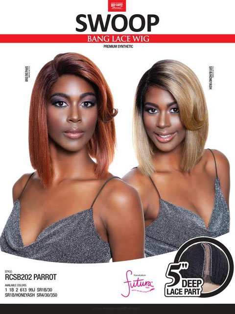 Mane Concept Red Carpet Swoop Bang Lace Front Wig - PARROT (RCSB202)