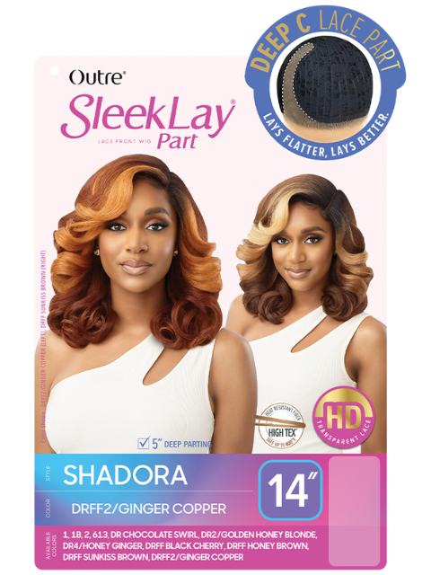 Outre Sleek Lay HD Swiss Lace Front Wig - SHADORA