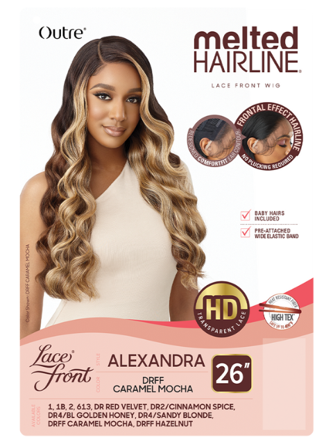 Outre Melted Hairline Premium Synthetic Glueless HD Lace Front Wig - ALEXANDRA