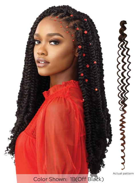 Outre X-Pression Twisted Up 2X WATERWAVE FRO TWIST Crochet Braid 22 *BFCM