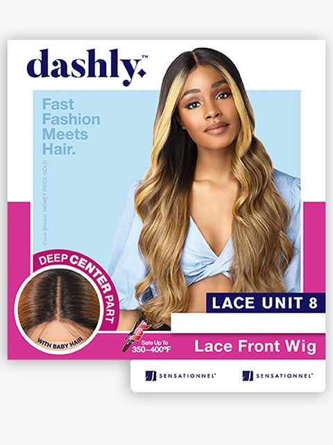 Sensationnel Dashly Deep Center Part Lace Front Wig - UNIT 8