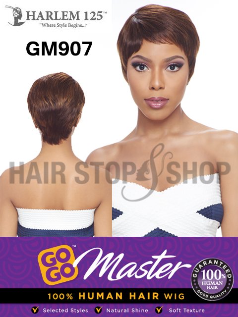 Harlem 125 100% Human Hair GoGo Master Wig - GM907