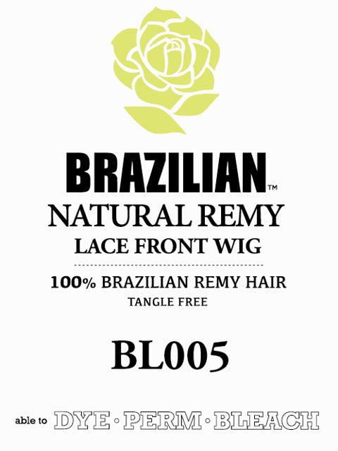 Harlem 125 100% Human Hair Brazilian Natural Lace Front Wig - BL005