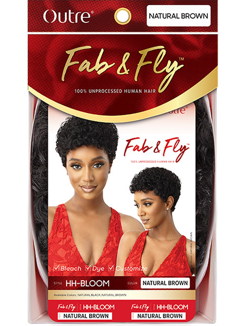 Outre Fab N Fly Unprocessed Human Hair Full Wig - BLOOM