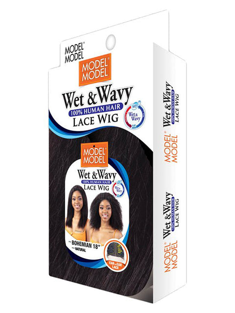 Model Model Human Hair Wet&Wavy Lace Wig - BOHEMIAN 18