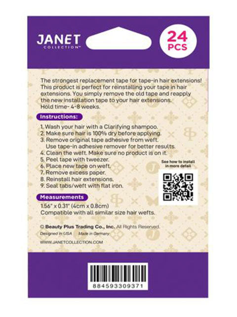 Janet Collection Tape In Double-Sided Replacement Tape