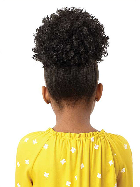 Outre Lil Looks Premium Synthetic Drawstring Ponytail - COILY PUFF