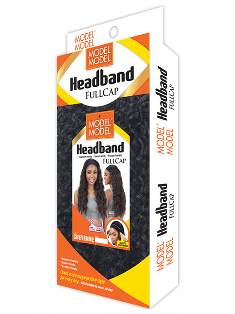 Model Model Premium Synthetic Headband Full Cap Wig - CHEYENNE