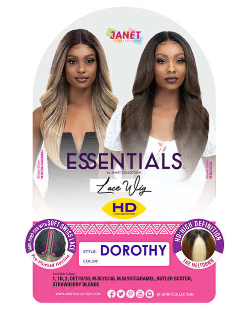 Janet Collection Essentials HD Lace Front Wig - DOROTHY  *SALE