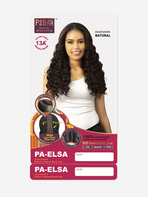 R&B Collection 100% Unprocessed Brazilian Virgin Remy Human Hair Lace Wig - PA-ELSA