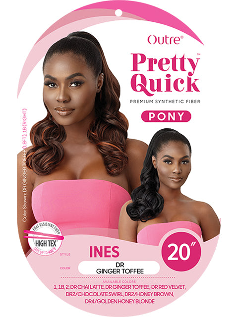 Outre Pretty Quick Pony Ponytail - INES
