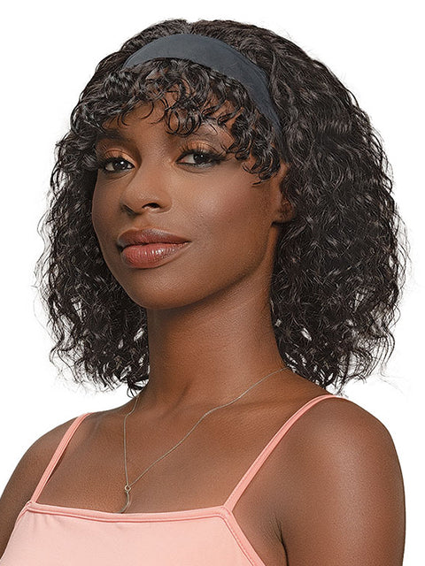 Janet Collection 100% Human Hair Crescent Band Wig - JAE *SALE