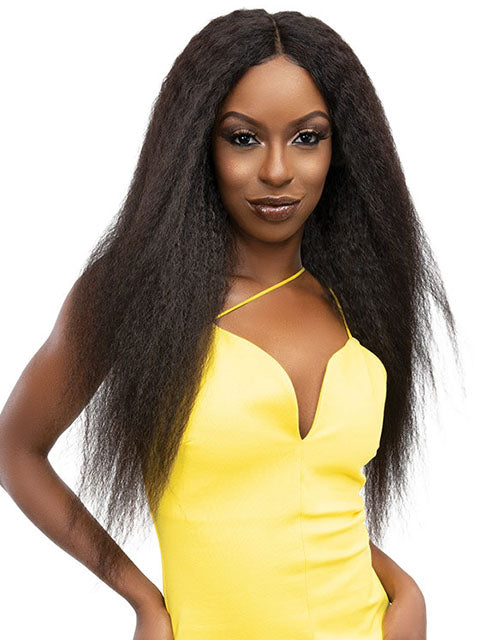 Janet Collection 100% Virgin Remy Human Hair Deep Part HD Lace Wig - KINKY CRIMP  *FINAL SALE
