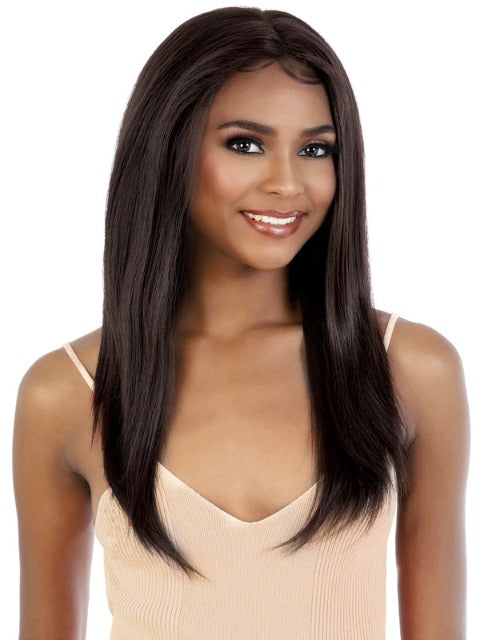 Motown Tress Premium Synthetic HD Invisible Lace Deep Part Lace Wig - LDP-BENITA