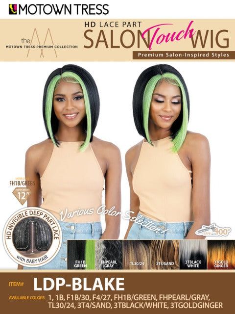 Motown Tress Salon Touch HD Lace Part Wig- LDP-BLAKE