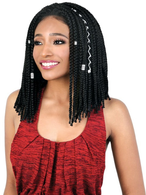 Motown Tress Slayable and Spinable Braided Lace Front Wig - LDP.BOX 14
