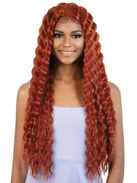Motown Tress Premium Synthetic HD Invisible Lace Front Wig - LDP.CRMP 30