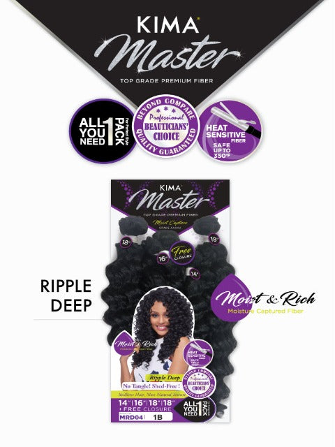 Harlem 125 Kima Master RIPPLE DEEP Weave 5pc MRD04